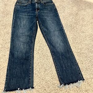 Eunina Dark Blue Straight Leg Jeans